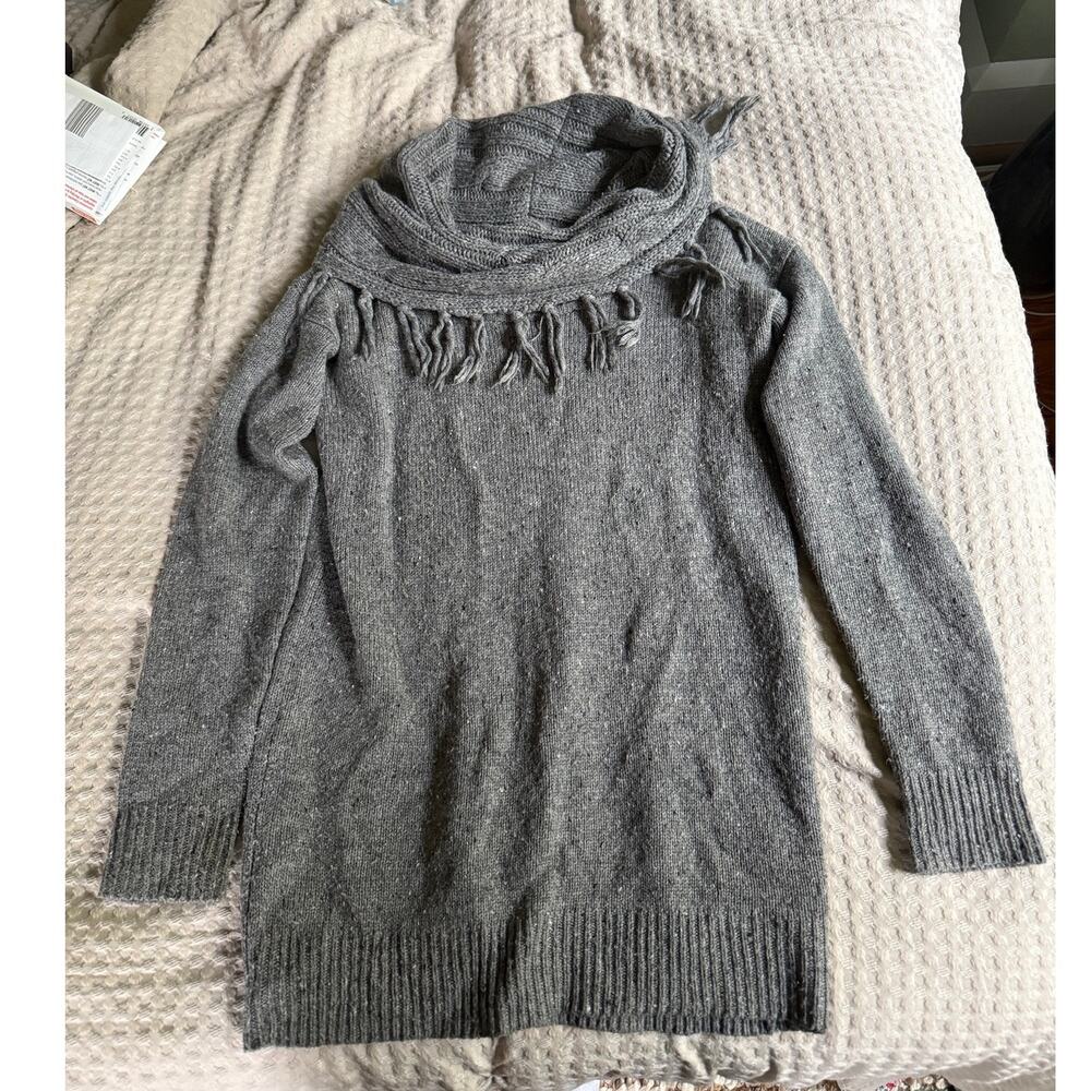 Forever 21 Contemporary Gray Cowl Neck Sweater